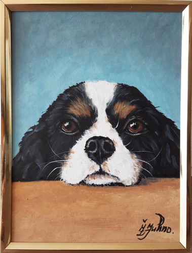 Peinture huile cavalier - à, l'huile