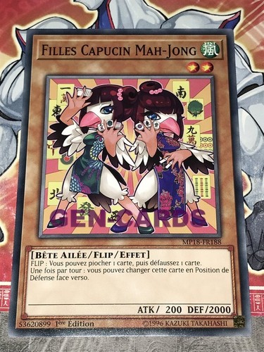 Carte filles capucin - carte, yu