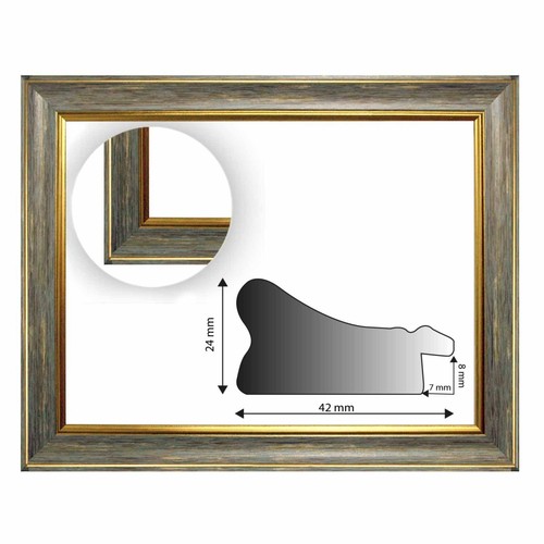 Cadre baroque 10941 247 gri - baroque, 10941,