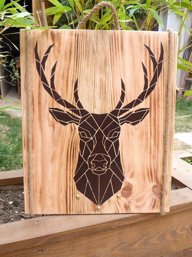 Tableau cadre décoration - , cerf