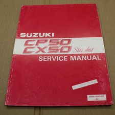 MANUEL REVUE TECHNIQUE D ATELIER SUZUKI CP CX 50 STAR DUST 1984-> SERVICE MANUAL