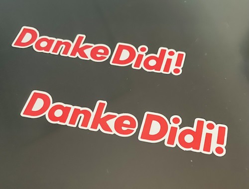 Danke didi helmet stickers - didi,