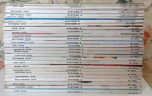 Lot magazines systeme - lot, d