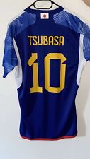 Maillot Japon coupe du monde floqué Tsubasa authentique facture neuf étiquette 