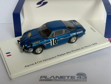SPARK ALPINE A110 #10 VAINQUEUR RALLYE DES ROUTES DU NORD 1969 1:43
