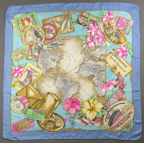 Magnifique foulard vintage - , "