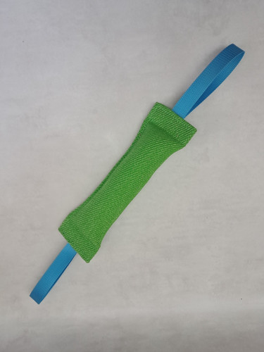 Boudin vert mordant chien