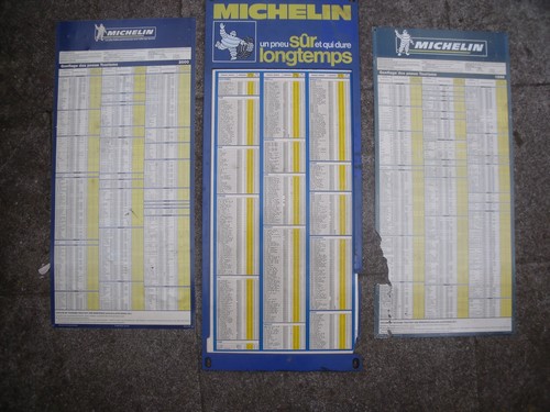 Bibendum michelin plaques - michelin, de