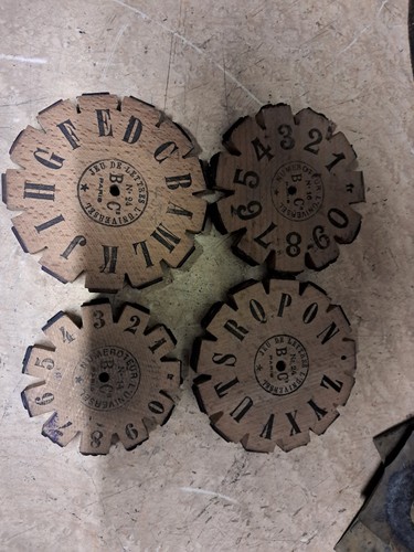 Rare roues chiffres - 4,