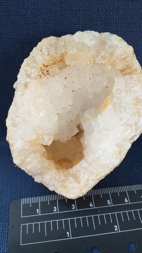 Geode calcedoine quartz - geode, maroc