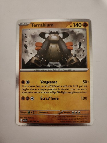 Carte pokemon terrakium - carte,