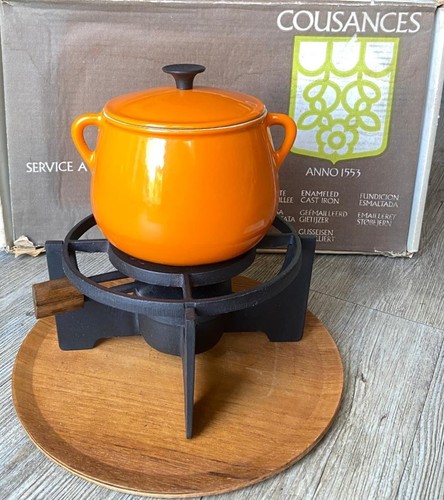 Ancien service fondue - à,