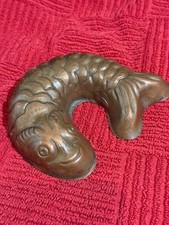 Ancien moule poisson en cuivre