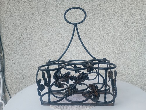 Porte bouteille ancien six - ancien, à
