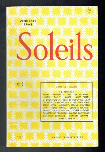 Revue soleils 1963 - revue,