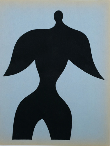 Jean arp homme oiseau - homme,