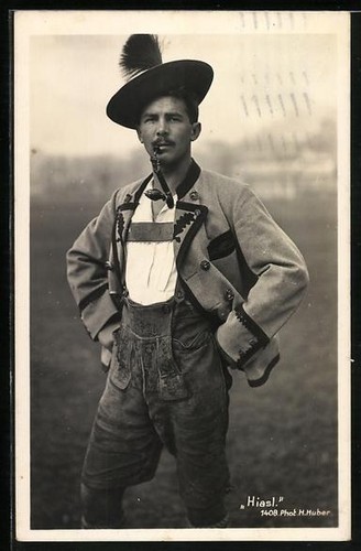 Carte postale homme - , en