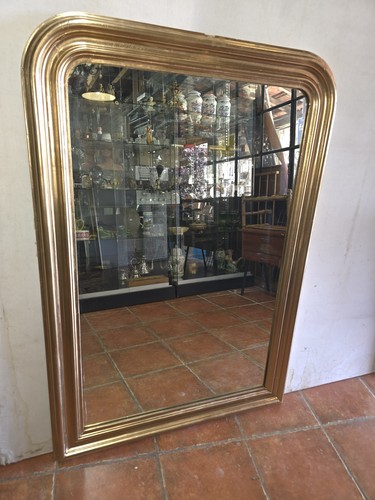 Miroir doré style louis - doré,
