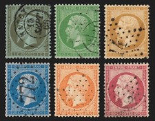 n°19/24, Napoléon Empire dentelés, série complète - TB 1er choix