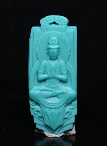Old dynasty turquoise kwan - dynasty, kwan-yin