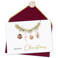 Carte Noël et de voeux avec