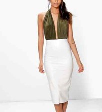 Jupe cuir mini taille sexy