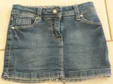 5 ans : Jupe en jean droite 4 ans à revers étoiles ORCHESTRA (550)