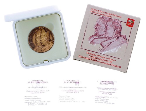 Vatican canonisation des papes - des,