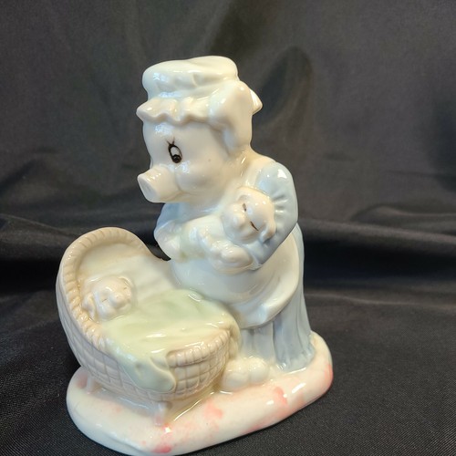 Mama pig glazed ceramic - glazed,