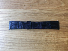 Bracelet de montre alligator noir 21/18 Watch strap