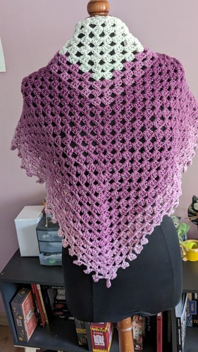 Châle crochet triangle - crochet,,