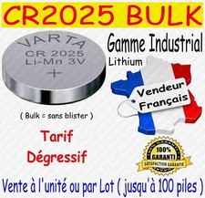 Lot de piles boutons CR2025