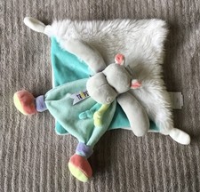 Doudou Hippopotame gris blanc