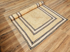 Tapis en jute naturel tressé