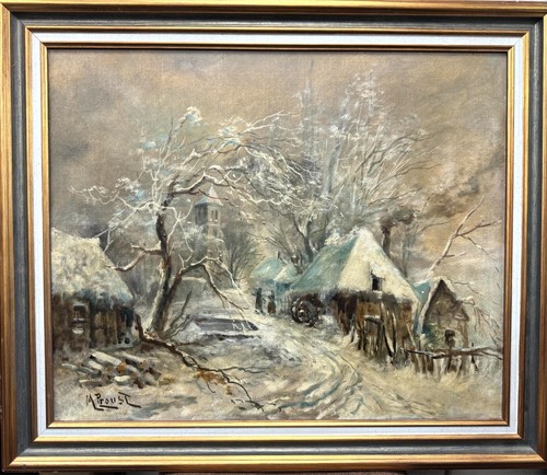 Tableau huile sur - huile,