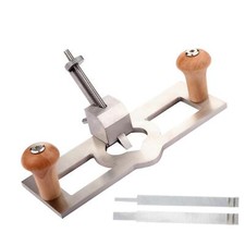 Kit de rabot à toupie plat pour menuiserie, outil portatif de bricolage en pin 