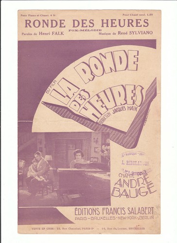 Partition ronde des heures - partition,