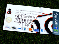 Place Ticket asm AS MONACO FC Nice 08/09 signé DARIO SIMIC ultra foot
