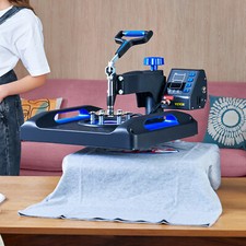 VEVOR Presse à Chaud Pivotante Machine de Transfert par Sublimation pour T-shirt