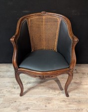 Fauteuil De Bureau Louis XV Avec Cannage
