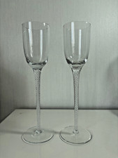 Superbe 2 grande coupe flute à champagne en cristal