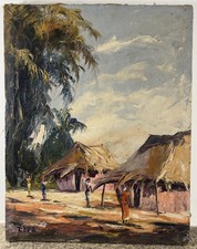 Huile sur toile signée 