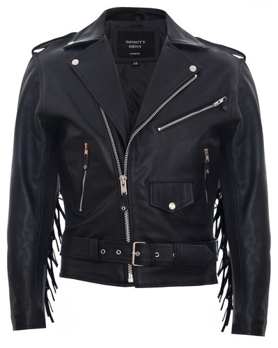Veste moto cuir brando - en,