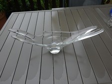 Grande coupe en cristal signée Schneider France , très bon état