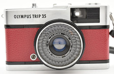 ▶️[ MINT W/ Cap] OLYMPUS TRIP 35 Dark Red Point & Shoot Film Camera Japan2540793