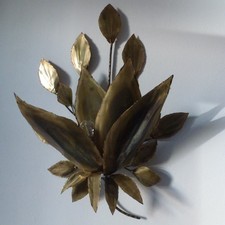 Lampe Applique Feuille Métal
