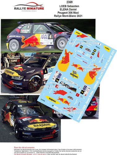 Decals ref 2369 peugeot - decals,