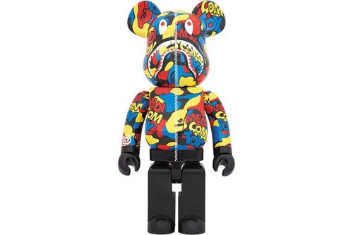Bearbrick bape camp shark - camp,