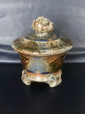 RICHARD DEWAR Pot couvert Raku