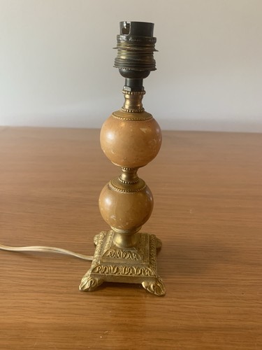 Pied lampe laiton et - de,